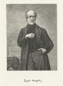 Giuseppe Mazzini Portrait Drucke: Portrait of Giuseppe Mazzini
