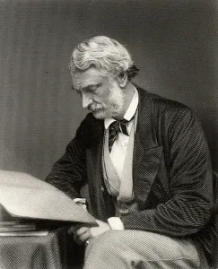 English Politician Portrait Drucke: Portrait of J.J.R. Manners