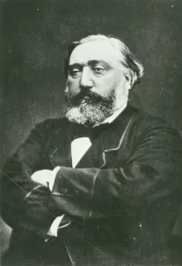Franco Prussian War Leader Drucke: Portrait of LEon Gambetta