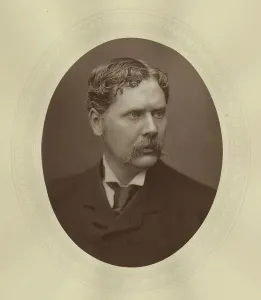 English Painter Artist Drucke: Portrait of Marcus Stone