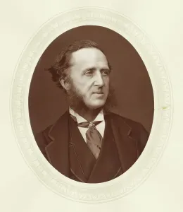 British Politician Paintings Drucke: Portrait of Viscount Sandon