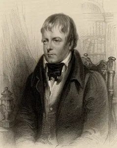 Historical Figure Painting Drucke: Portrait of Walter Scott