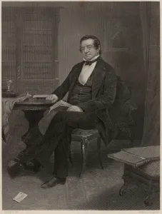 Washington Irving Portrait Drucke: Portrait of Washington Irving