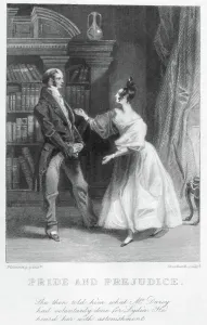 Pride And Prejudice Illustration Drucke: Pride and Prejudice, 1855