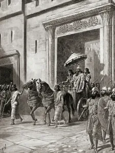 Ancient Mesopotamia History Drucke: The recognition of Esarhaddon as king in Ninevah