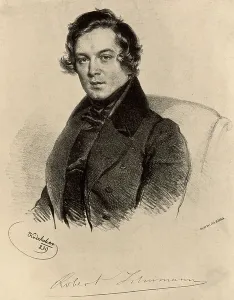 Robert Schumann Portrait Drucke: Robert Schumann (1810-1856)