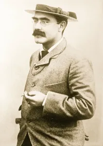 Rudyard Kipling Portrait Drucke: Rudyard Kipling, 1908(photo)