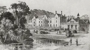 Norfolk England History Drucke: Sandringham House, Sandringham