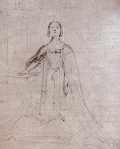 Queen Victoria Coronation Drucke: Sketch by George Hayter, 1838