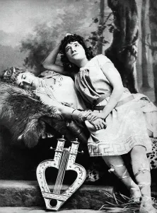 Italian Opera Singers Drucke: Sofia and Giulia Ravogli 1890 (photo)