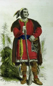 Hand Coloured Prints Drucke: Tecumseh, 1880