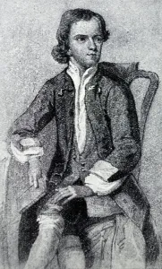 English Writer Drucke: Thomas Gray (engraving)