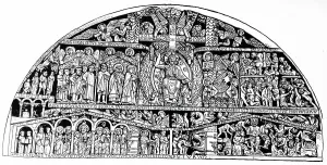 Christian Iconography Symbols Drucke: The Tympanum of Conquest