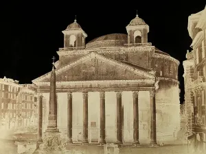 Archeological Sites Italy Drucke: View of the Pantheon, Rome