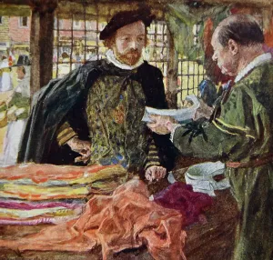 Elizabethan Era Portraits Drucke: William Shakespeare