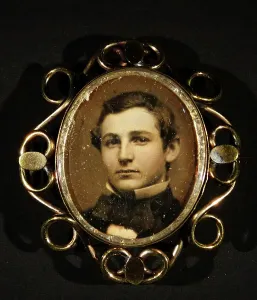 Portrait Of A Young Man Drucke: A Young Man, 1859