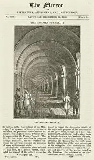 London Underground Tunnels Drucke: Thames Tunnel