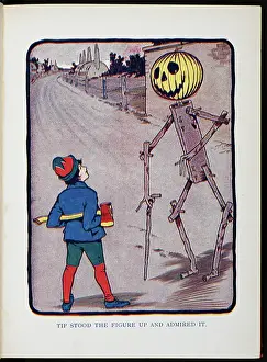 Childrens Book Illustration Drucke: Tip stood the up and admired it