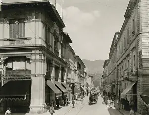 Historic Italian Buildings Drucke: View of Corso Cornelio Tacito, Terni