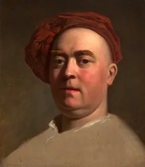 18th Century Male Portraits Drucke: Alexander van Aken, Attributed to Thomas Hudson, 1701-1779, British