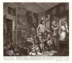 William Hogarth Etching Drucke: AM170720 083530