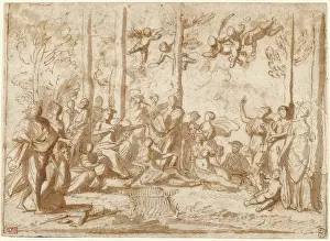 Apollo and the Muses on Mount Parnassus