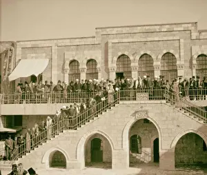 Arabische Protestdelegationen-Demonstrationen-Streiks.