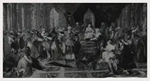 Monochromatic Artwork Drucke: Athalia