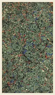 Gerahmter Druck : Hintergrund, Lithografie des 19.Jahrhunderts Gerahmter Druck : Hintergrund, Lithografie des 19.Jahrhunderts