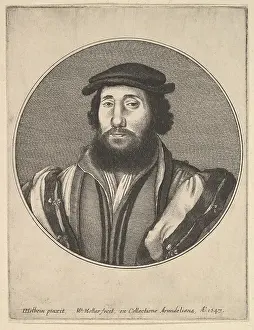 Bartiger Mann 1647 Radierung erste Zustand drei Blatt.