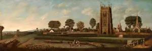 Women In 18th Century Art Drucke: The Bell Tower of Evesham, unknown artist, 18th century, British