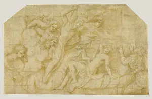 Giulio Romano Art Drucke: Birth of Bacchus