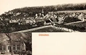 Thuringia Church Architecture Drucke: Buildings Thuringia Churches Multiview postcards