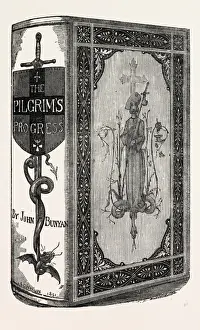 John Bunyan Pilgrims Progress Drucke: BUNYANs PILGRIMs PROGRESS BY J. AND J. LEIGHTON, 1851 engraving