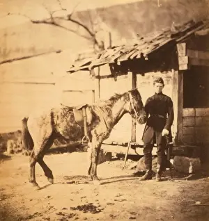 Coldstream Guards History Drucke: Captain Heneage, Coldstream Guards, Crimean War, 1853-1856, Roger Fenton historic