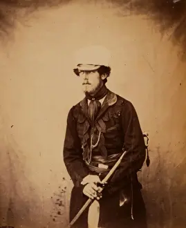 Crimean War Pictures Drucke: Captain Verschoyle, Grenadier Guards, Crimean War, 1853-1856, Roger Fenton historic
