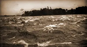 Saint Lawrence River Drucke: Cedar Rapids, St. Lawrence River, Rapids, Saint Lawrence River, 1900