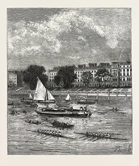 Oxford V Cambridge Boat Race Drucke: The Cedars, Putney, Cambridge Headquarters