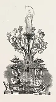 Zentrumspunkt, von Herrn Lambert und Mr Rawlings 1851 Lithographie