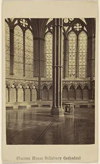 Salisbury Cathedral Architecture Drucke: Chapter House Salisbury Cathedral Attributed