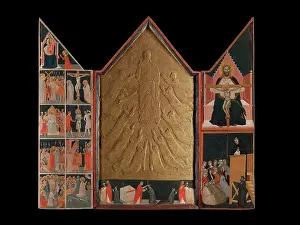 Tempera On Panel Artistry Drucke: The Chiarito Tabernacle