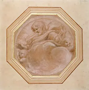 16th Century European Art Drucke: Christ in Glory