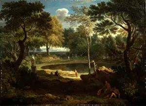 Classical Landscape Paintings Drucke: Classical Landscape, William Taverner, 1703-1772, British