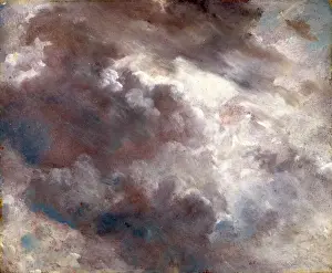 Light And Shadow Effect Drucke: Cloud Study Dark Cloud Study, John Constable, 1776-1837, British