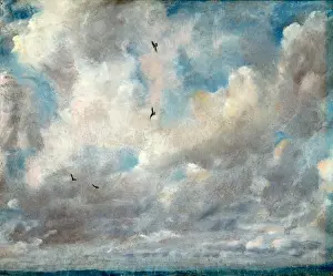 British Romanticism Artists Drucke: Cloud Study Stratocumulus Cloud, John Constable, 1776-1837, British