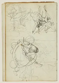 Theodore Gericault Art Drucke: Compositional studies