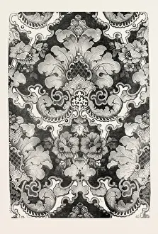 Victorian Artwork Drucke: Damask, by Brown, Halifax