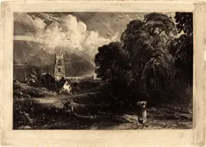 David Lucas nach John Constable (britisch, 1802-1881), Stoke-by-Neyland, 1830