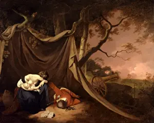 Joseph Wright Of Derby Drucke: The Dead Soldier, Joseph Wright of Derby, 1734-1797, British