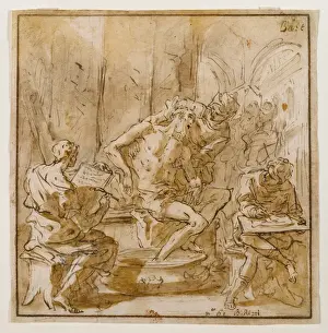 Die Totenheit von Seneca, Studium eines Mannes